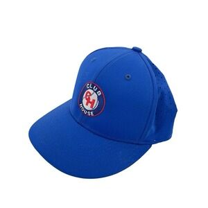 Champro Club House CH Baseball Hat S/M Blue HC1 CF11 Stretch Fit Perforated Cap